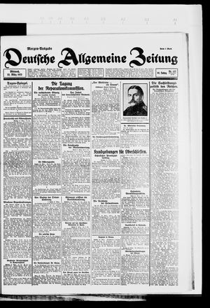 Deutsche allgemeine Zeitung on Mar 22, 1922