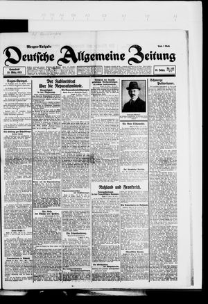 Deutsche allgemeine Zeitung vom 25.03.1922