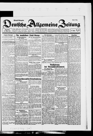 Deutsche allgemeine Zeitung on Mar 25, 1922