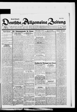 Deutsche allgemeine Zeitung vom 27.03.1922