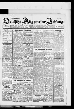 Deutsche allgemeine Zeitung vom 03.04.1922
