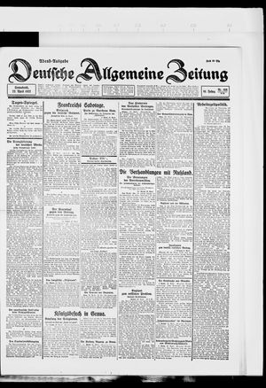 Deutsche allgemeine Zeitung on Apr 22, 1922