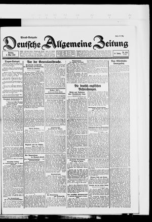 Deutsche allgemeine Zeitung vom 05.05.1922