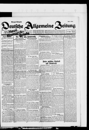 Deutsche allgemeine Zeitung vom 07.05.1922