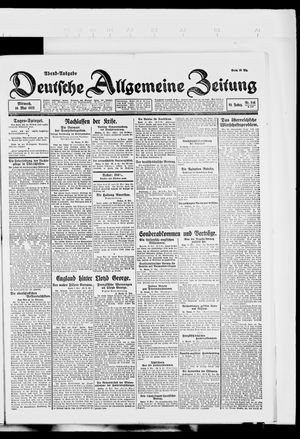 Deutsche allgemeine Zeitung on May 10, 1922