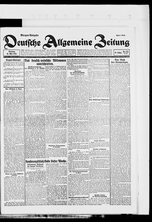 Deutsche allgemeine Zeitung on May 16, 1922