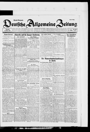Deutsche allgemeine Zeitung vom 16.05.1922