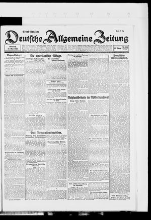 Deutsche allgemeine Zeitung on May 17, 1922