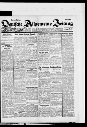 Deutsche allgemeine Zeitung vom 21.05.1922