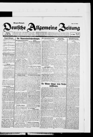 Deutsche allgemeine Zeitung vom 23.05.1922