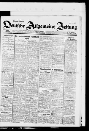 Deutsche allgemeine Zeitung vom 07.06.1922