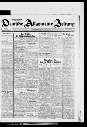 Deutsche allgemeine Zeitung on Jun 8, 1922