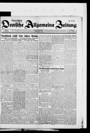 Deutsche allgemeine Zeitung on Jun 11, 1922