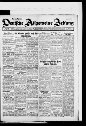 Deutsche allgemeine Zeitung vom 15.06.1922