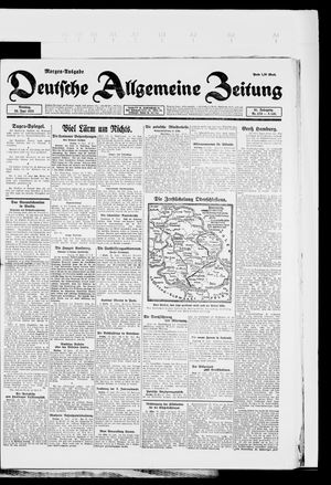 Deutsche allgemeine Zeitung vom 20.06.1922