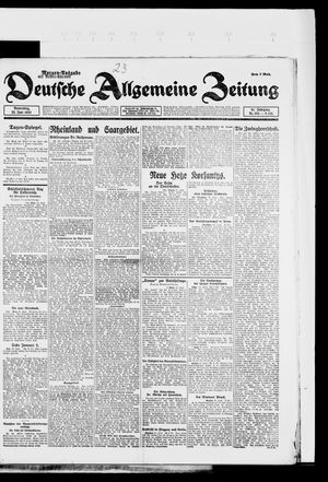 Deutsche allgemeine Zeitung on Jun 22, 1922