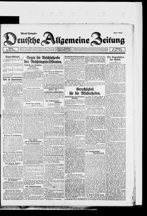 Deutsche allgemeine Zeitung vom 23.06.1922