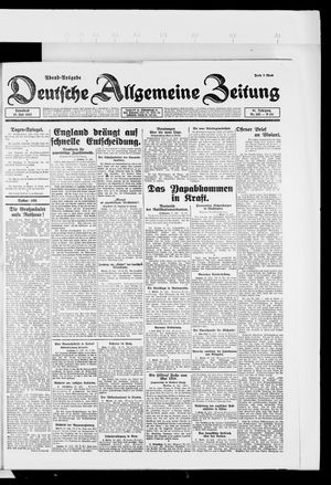Deutsche allgemeine Zeitung vom 15.07.1922