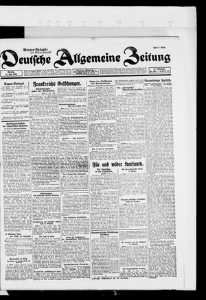 Deutsche allgemeine Zeitung vom 16.07.1922