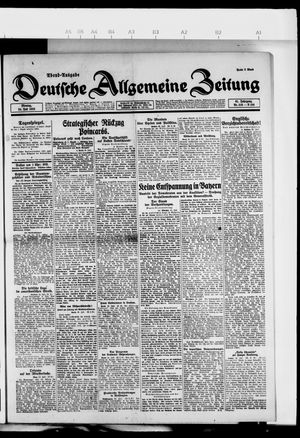 Deutsche allgemeine Zeitung vom 24.07.1922