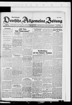 Deutsche allgemeine Zeitung vom 16.08.1922