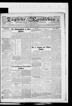 Deutsche allgemeine Zeitung on Sep 4, 1922