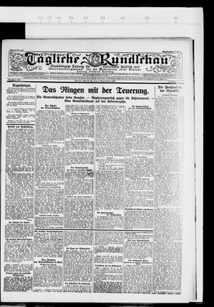 Deutsche allgemeine Zeitung vom 06.09.1922