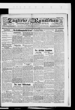 Deutsche allgemeine Zeitung vom 08.09.1922