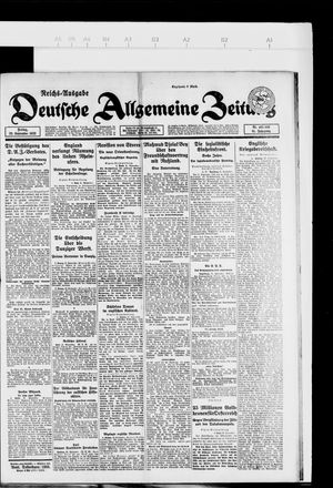 Deutsche allgemeine Zeitung vom 22.09.1922