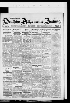 Deutsche allgemeine Zeitung vom 28.09.1922