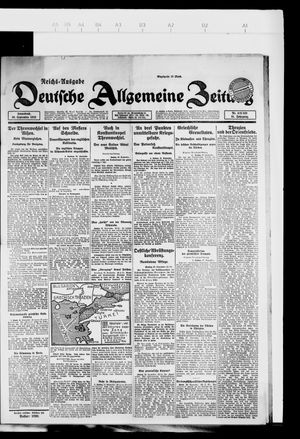 Deutsche allgemeine Zeitung vom 30.09.1922