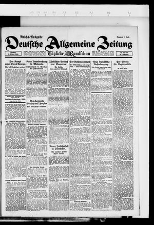 Deutsche allgemeine Zeitung vom 10.10.1922