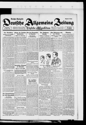 Deutsche allgemeine Zeitung on Oct 12, 1922