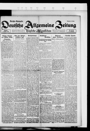 Deutsche allgemeine Zeitung on Oct 17, 1922