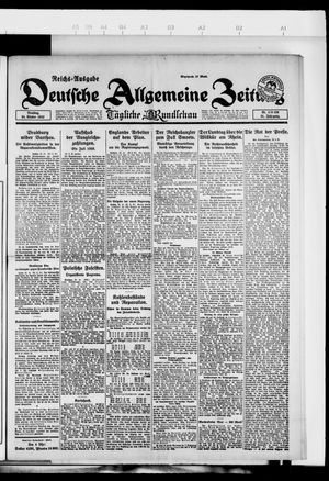 Deutsche allgemeine Zeitung vom 24.10.1922
