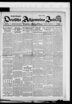 Deutsche allgemeine Zeitung vom 28.10.1922