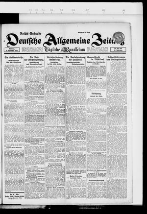 Deutsche allgemeine Zeitung vom 15.11.1922