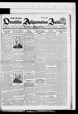Deutsche allgemeine Zeitung vom 24.11.1922