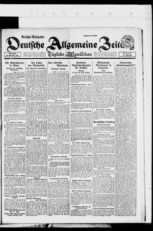 Deutsche allgemeine Zeitung vom 30.11.1922