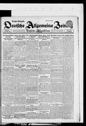 Deutsche allgemeine Zeitung on Dec 2, 1922