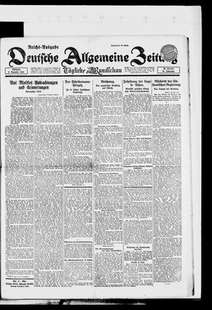 Deutsche allgemeine Zeitung vom 06.12.1922