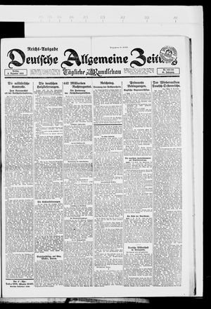 Deutsche allgemeine Zeitung vom 08.12.1922