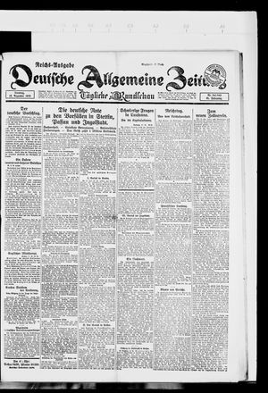 Deutsche allgemeine Zeitung on Dec 12, 1922