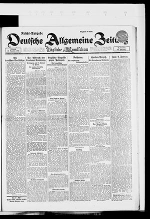 Deutsche allgemeine Zeitung on Dec 13, 1922