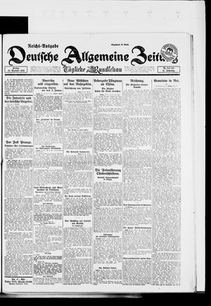 Deutsche allgemeine Zeitung on Dec 15, 1922