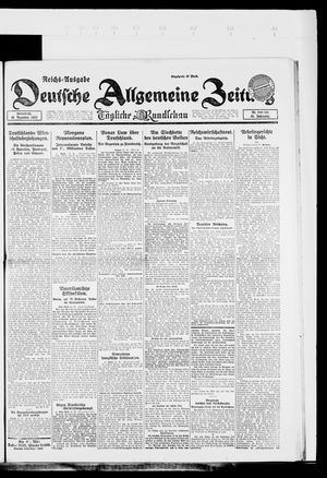 Deutsche allgemeine Zeitung vom 16.12.1922