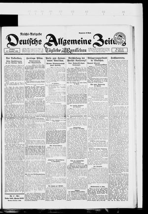 Deutsche allgemeine Zeitung vom 19.12.1922