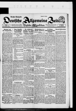 Deutsche allgemeine Zeitung vom 22.12.1922