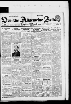Deutsche allgemeine Zeitung vom 24.12.1922