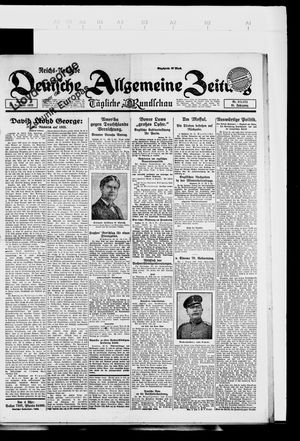 Deutsche allgemeine Zeitung on Dec 30, 1922